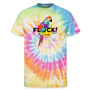 Flock Tie Dye T-Shirt - rainbow